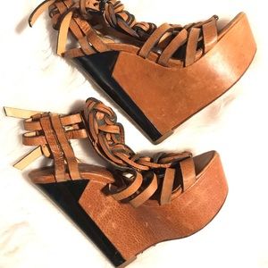 Top Shop platform wedges